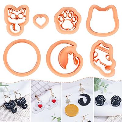 Polymer Clay Cutters Set 09 Shapes Clay Earring Cutters 3D model