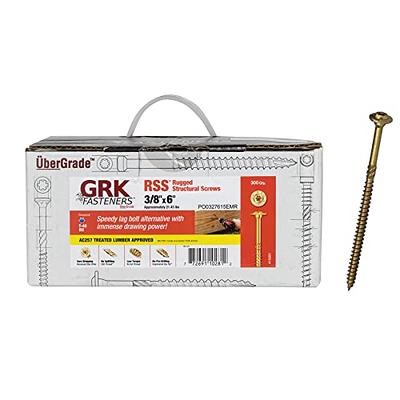 GRK #8 x 2-in Polymer Interior Wood Screws (100-Per Box) in the