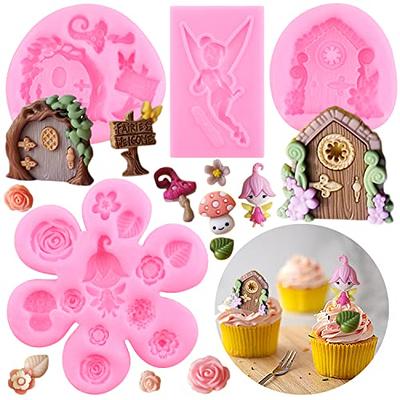 Vintage Flower Silicone Food Safe Buttons Mold for Fondant Cake