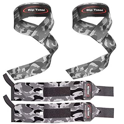 Rip Toned Lifting Straps + 13-inch Wrist Wraps Bundle (1 PAIR of Each) for  Weightlifting, Workout, Gym, Powerlifting, Bodybuilding - Yahoo Shopping