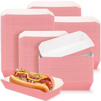 Disposable Aluminum Foil Two Compartment Hot Dog Tray #215 