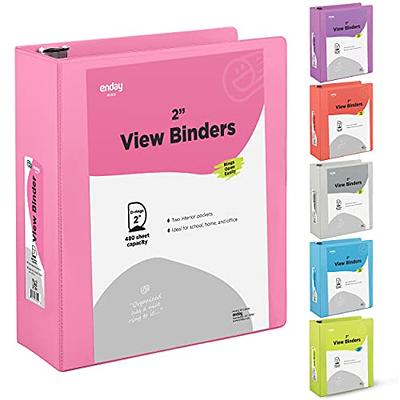 3 Ring Binder, Heavy Duty D Ring Binders, 4 Inch Binder, Extra Large Wide  Clear View Binder, for 8.5 x 11 Inch Letter