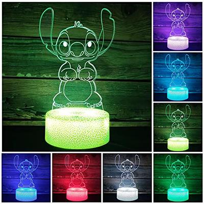 Stitch 3d Night Light Cartoon Action Figure Led Desk Lamp 7 Colors Change  Rbg Illusion Decorative Lamp Room Decor Kids Baby Gift - Night Lights -  AliExpress