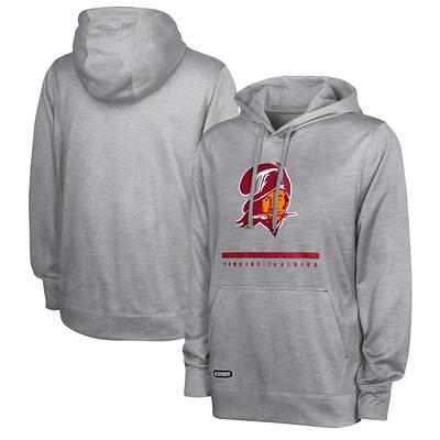 Tampa Bay Buccaneers Youth Short Sleeve Pullover Hoodie - Heather Gray