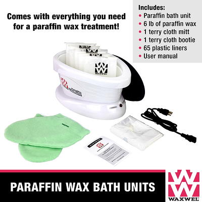 Paraffin Wax Refills for Paraffin Baths, 6 packs Unscent Paraffin Wax for  Hand and Feet Hydration and Moisturizing