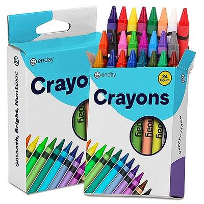 48 Colors Gel Crayons for Toddlers, Non-Toxic Twistable Crayons