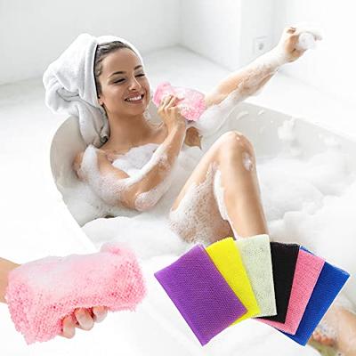 3 Pieces African Net Sponge with Handles Long African Exfoliating Net  Washcloth