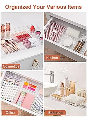 1pack Stackable Makeup Organizer Storage Drawers, Acrylic Bathroom  Organizers, Clear Plastic Storage Bins For Vanity, Undersink, Kitchen  Cabinets, Pantry Organization and Storage