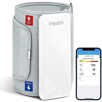 iHealth Neo Wireless Blood Pressure Monitor, Upper Arm Cuff, Bluetooth  Blood Pressure Machine, Ultra-Thin & Portable, App-Enabled for iOS & Android