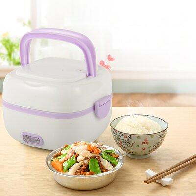 Cooker, 4 Cups Uncooked Mini Rice Cooker, 2L(2.1 QT) Protable Rice Cooker  for 1-4