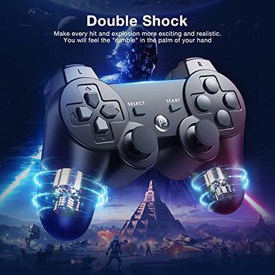  TERIOS Wireless Controllers Compatible with Play-station 4 Game  Controllers for PS-4 Pro, PS-4 Slim-Built-in Speaker - Stereo Headset Jack  Multitouch Pad - Rechargeable Lithium Battery (Blue) : Video Games