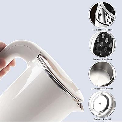 Small Electric Kettles Stainless Steel for Boiling Water, 0.5L