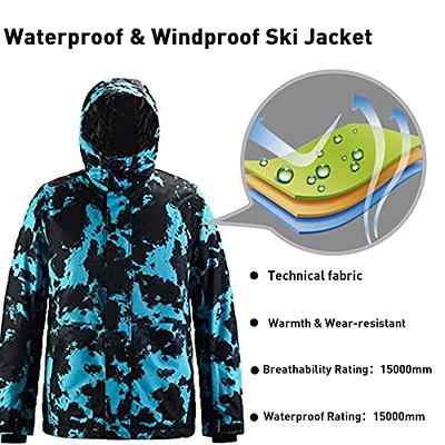 IMPHUT Men's Winter Snow Coat Ski Suits Snowboard Jacket Pants