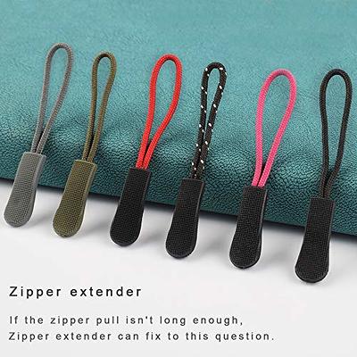 2pcs Zipper Pulls Tab Replacement Luggage Zipper Pull Extension