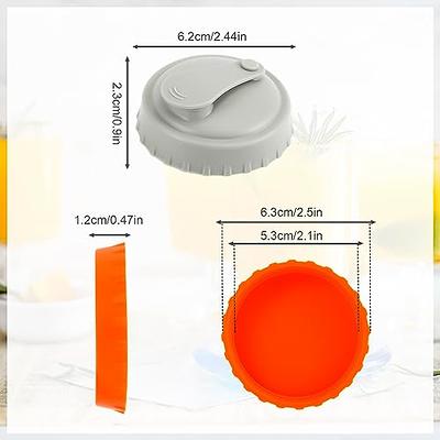 Silicone Soda Can Lids / Covers – Can Caps / Topper – Can Saver / Stopper –  Fits standard soda cans (6 Pack, Assorted)