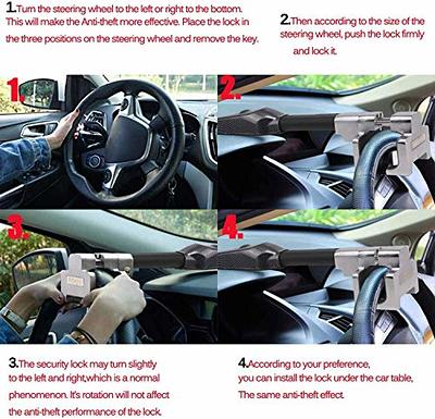 Heavy Duty Car Van Steering Wheel Lock High Security Anti Theft