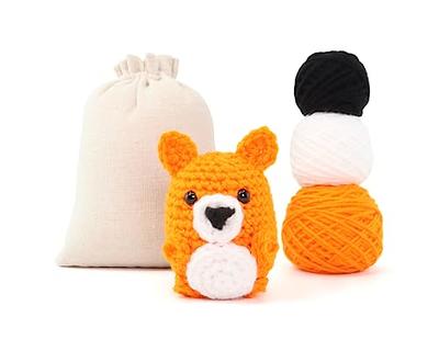 Charles The Corgi Crochet Kit - Crochet Animals Kit - Amigurumi