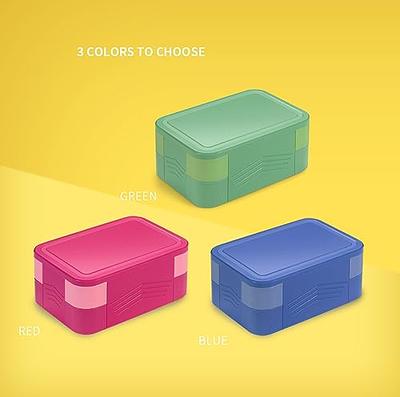 1550ml bento lunch box, 2-layer and 6-compartment bento lunch box