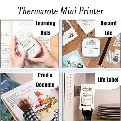  Thermarote Mini Printer, Mini Pocket Printer