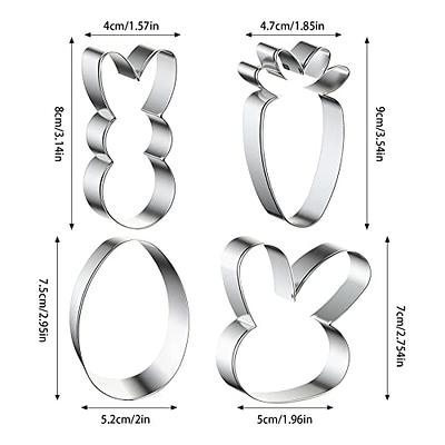 4Pcs Puzzle Cookie Cutter Set - Puzzle Piece Fondant Cutter Stainless Steel  Clay Cutters Fondant Biscuit Cutters Tool for Baking Cutting Shapes - Small  Cookie Cutters for Baking Birthday Decoration