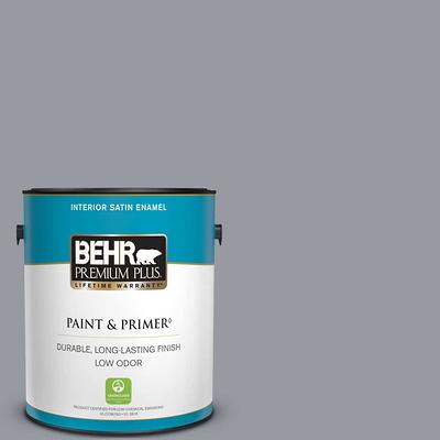 BEHR Premium Plus 1 gal. #M250-2 Golden Pastel Satin Enamel Low Odor Interior Paint & Primer