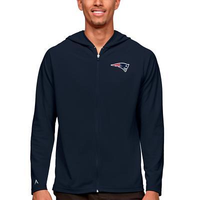 Men's Pro Standard Navy New England Patriots Hometown Full-Zip Hoodie