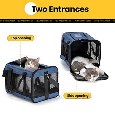 Cat Carriers Dog Carrier Pet Carrier for Small Medium Cats Dogs Puppies of  15 Lbs