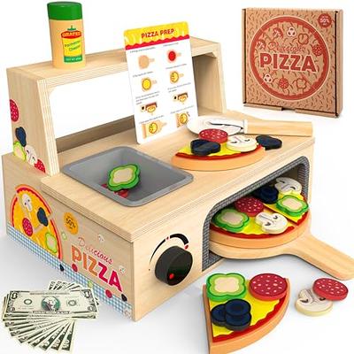 Fat Brain Toy Co. Play Food Multi - Backyard Pizza Oven Toy Set - Yahoo  Shopping