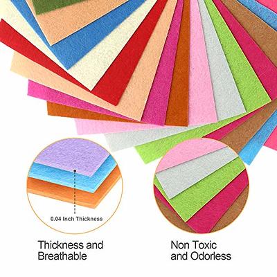 40 Pcs 6 x 6 Inches Craft Felt Fabric Sheets, Assorted Colors Non Woven Felt  Sheets, Thick Felt Fabric Square for Kids, DIY Sewing Crafts, Patchwork,  School Projects, Decoration. - Yahoo Shopping