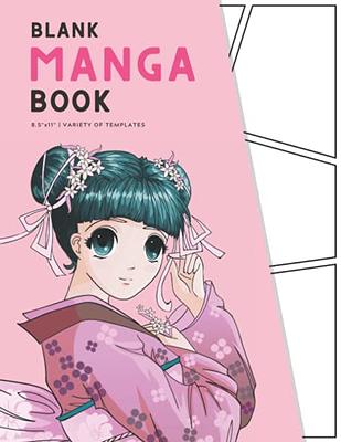  Sketchbook: anime manga cute sketch book, drawing book, blank  drawing note pad, gift for teen girls or adults