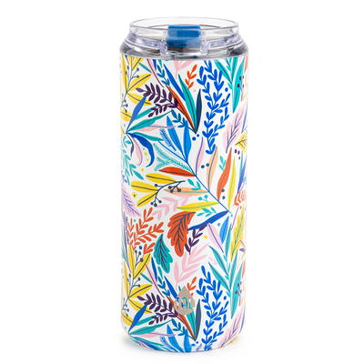 TAL Stainless Steel Tall Boy Water Bottle 18 oz, Blue Leaf - Yahoo