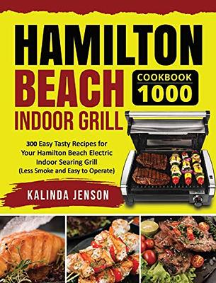 Hamilton Beach Electric Indoor Searing Grill w/ Removable Nonstick Ceramic  Plate