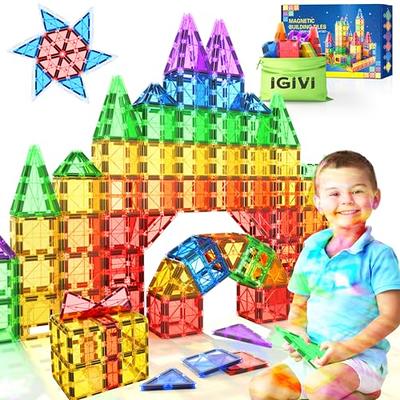 Magnetic Tiles Beginner Set Toddler Girls and Boys Toys, Sensory