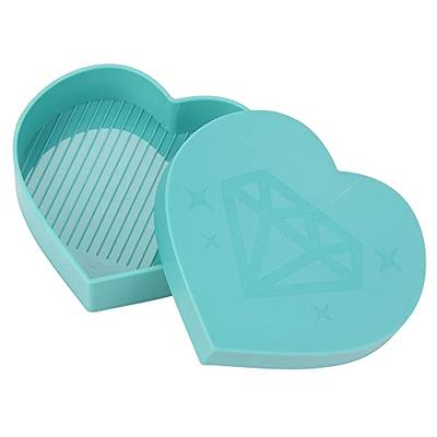 AZURAOKEY 5D DIY Diamond Painting Tray Heart Shape Rhinestone Drill Plate  Tools Heart Diamond Painting Trays Plastic Bead Sorting Trays Diamond  Painting Tray Tools Accessories - Sky Blue - Yahoo Shopping