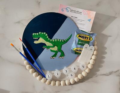 Rexy The Dinosaur Paint By Numbers Kit, Modern By Numbers, Kids