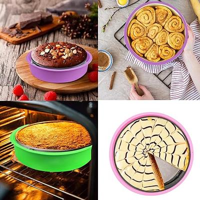 HIWARE Springform Pan Set of 3 Non-stick Cheesecake Pan, Leakproof Round  Cake Pan Set Includes 3 Pieces 6 8 10 Springform Pans with 150 Pcs