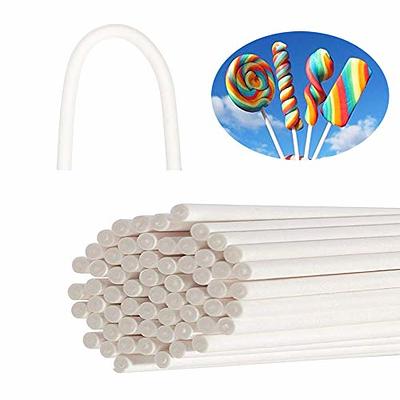 Anyumocz 400PCS 4-Inch White Lollipop Paper Sticks Cake Pops Stick for  Candy,Chocolate,Cookie,Dessert - Yahoo Shopping