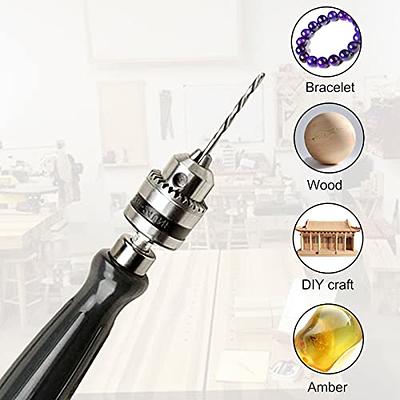 Jewelry Drill Manual Craft Drill Pin Vise Small Hand Drill for