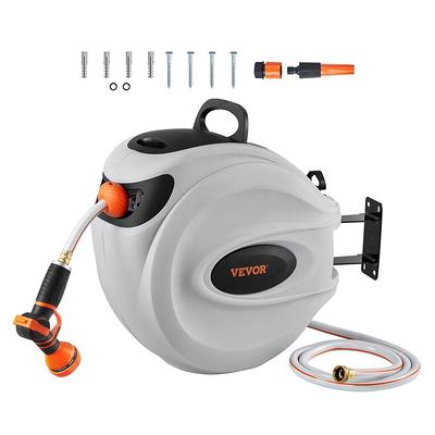 VEVOR Retractable Hose Reel 1/2 in. Dia x 100 ft. Garden Water