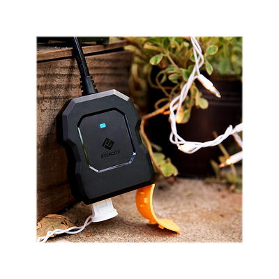 Etekcity - Smart Outdoor WiFi Outlet Plug (2-Pack) - Black