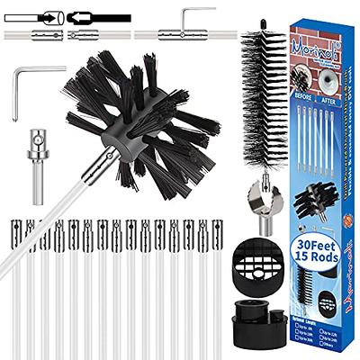 Holikme 15 Feet Dryer Vent Cleaning Brush, Lint Remover, Extends