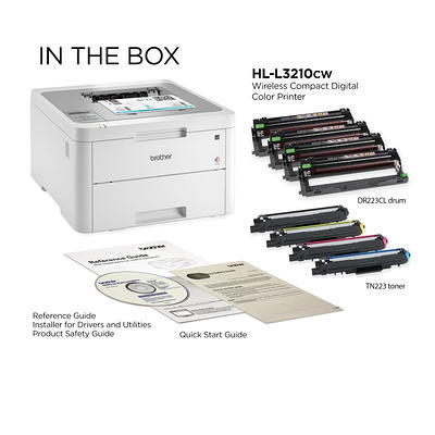  Brother HL-L3220CDW Wireless Compact Digital Color Printer with  Laser Quality Output, Duplex and Mobile Device Printing