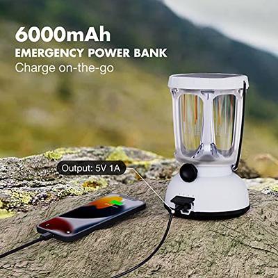 Mesqool Small Lanterns for Power Outages Solar Hand Crank Battery Powered  Rechargeable & Emergency Weather Radios for Home with Battery Backup -  Yahoo Shopping