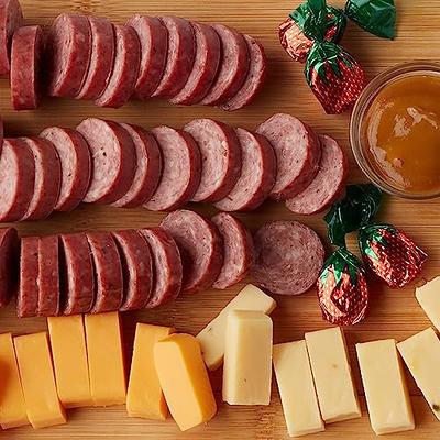 Hickory Farms Beef Summer Sausage & Cheese Medium Gift Box | Gourmet Food Gift