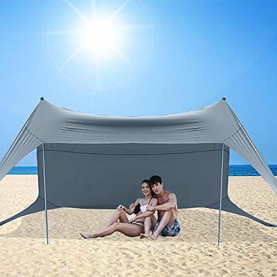 BOTINDO Family Beach Tent Canopy Sun Shade, Pop Up Grande Beach Tent Sun  Shelter Stability 4 Poles with Portable Carry Bag Outdoor Shade for Beach  Fishing Backyard Camping Picnics - Yahoo Shopping