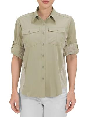 Little Donkey Andy Women's Lightweight Stretch Quick Dry Water Resistant Outdoor  Shirts UPF50+ for Hiking, Travel, Camping Khaki Size M - Yahoo Shopping