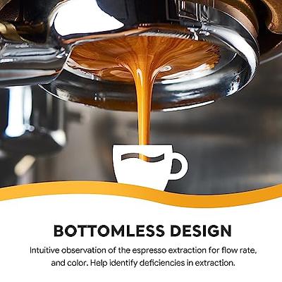 54mm Bottomless Portafilter For Breville 8 Series, Stainless Steel Coffee  Espresso Machine Wood Handle With Two Cup Basket Filter Dosing Ring Funnel