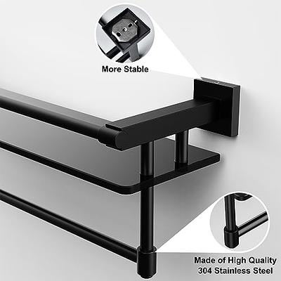 Base - Shower Shelf - Matt black, Bathroom accessories