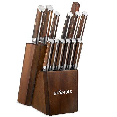 Hampton Forge™ Skandia™ Harley - 14 Piece Knife Block Set, Full Tang,  Triple Rivets, Forged, German Quality - Yahoo Shopping