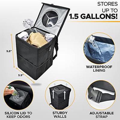 Car Trash Can Portable Durable Foldable Hanging Car Storage Bucket